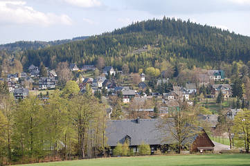 Kurort Bärenfels mit Spitzberg